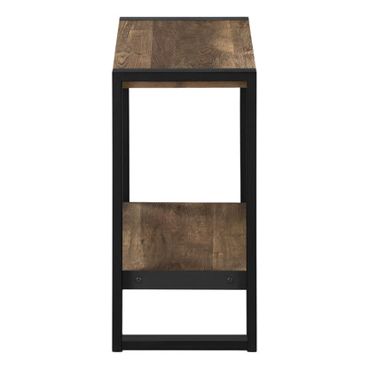 Amari - Side Table - Faux Wood Brown