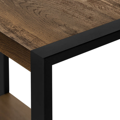 Amari - Side Table - Faux Wood Brown
