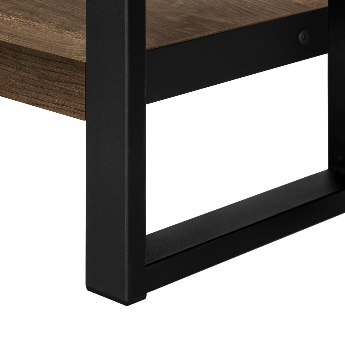 Amari - Side Table - Faux Wood Brown