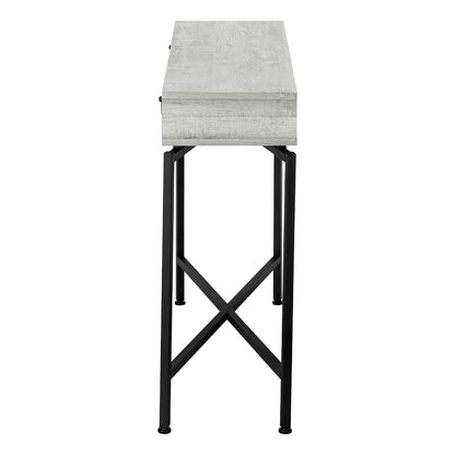 Mathis- Console Table - Gray Faux Wood