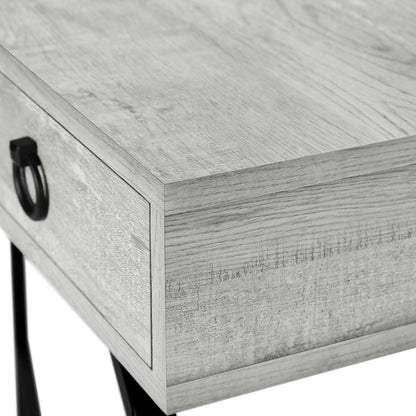 Mathis- Console Table - Gray Faux Wood