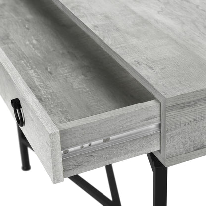 Mathis- Console Table - Gray Faux Wood
