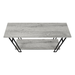 SIDE TABLE - 48"L / GREY / BLACK HALL CONSOLE