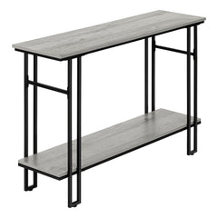 SIDE TABLE - 48"L / GREY / BLACK HALL CONSOLE