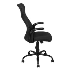 Chaise De Bureau - Noir / Tissu Noir / Multiple Position