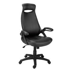 Chaise De Bureau - Noir Simili-Cuir / Multiple Position