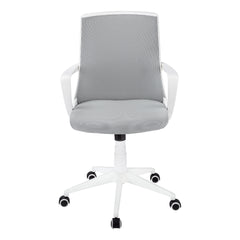 OFFICE CHAIR - WHITE / GREY MESH / MULTIPLE POSITION