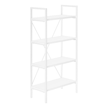SHELF - 48"H / WHITE / WHITE METAL
