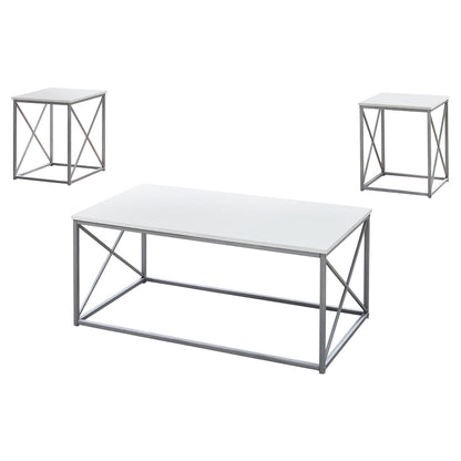 Léon - Coffee table set - White
