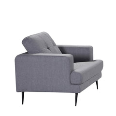 Armchair - Grey Fabric - AVERY