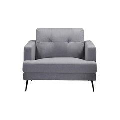 Armchair - Grey Fabric - AVERY