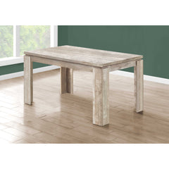 DINING TABLE - 36"X 60 / TAUPE FAUX WOOD