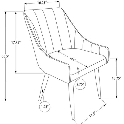 Vera - Dining Chair - Taupe Fabric
