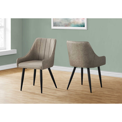 Vera - Dining Chair - Taupe Fabric
