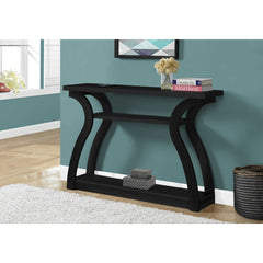 ACCENT TABLE - 47"L / HALL CONSOLE BLACK 