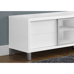 TV Stand - Euro Style with 4 Drawers - 70" - White