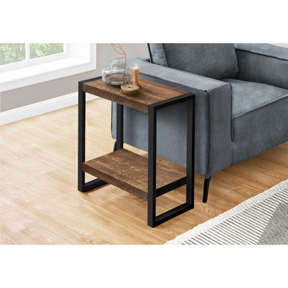 Amari - Side Table - Faux Wood Brown