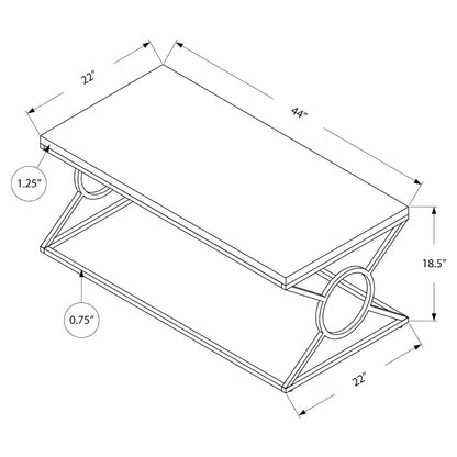 Eloise - Table Basse- Blanc Lustre