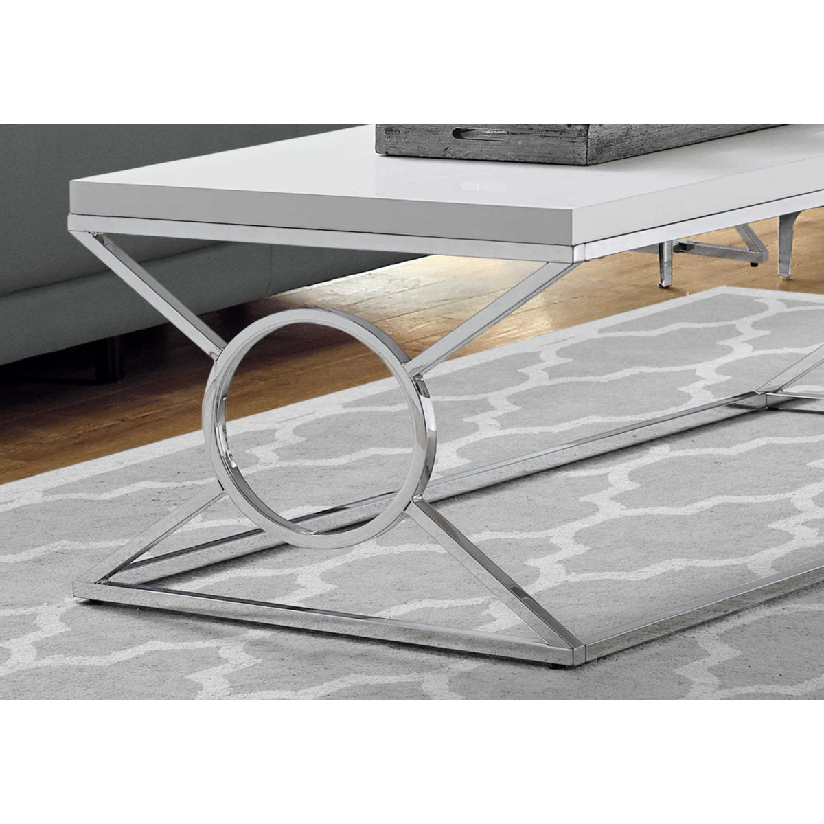 Eloise - Table Basse- Blanc Lustre