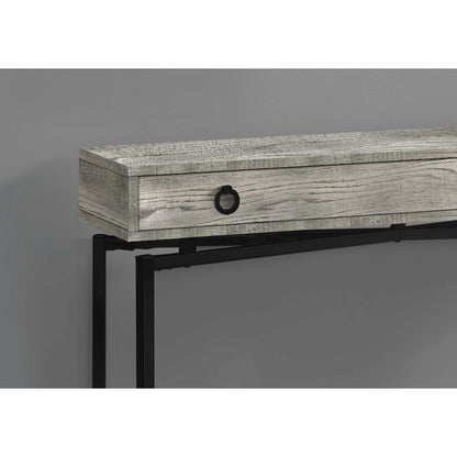 Mathis- Console Table - Gray Faux Wood