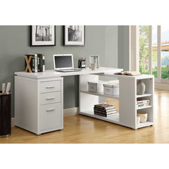 L-Shaped Computer Desk - 60" x 47" - Available in Multiple Colors