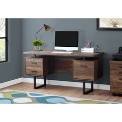 Computer desk - 60" - with 3 drawers - Available in different colors