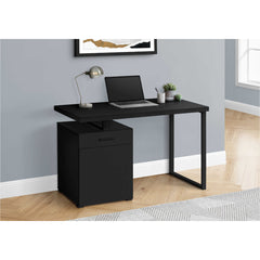 Computer desk - 48 in - 1 drawer and 1 door - Available in several colors