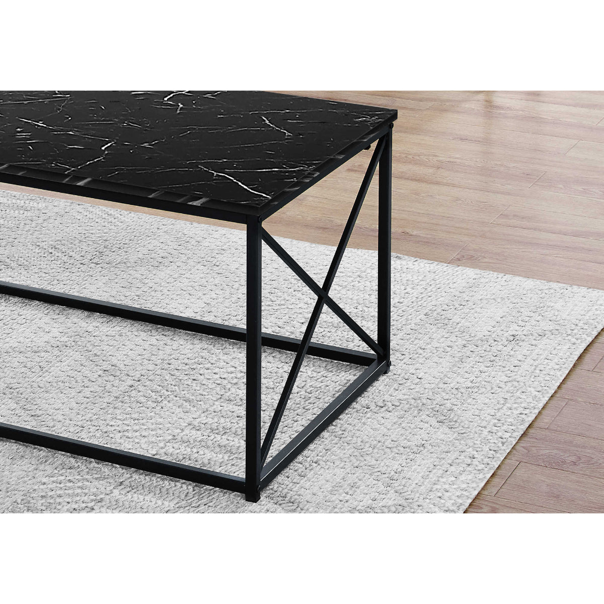 Léon - Coffee table set - Black Marble Finish