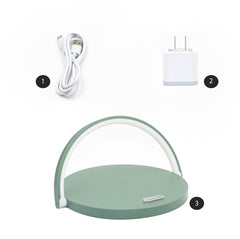 LED desk lamp - With wireless charger - Green